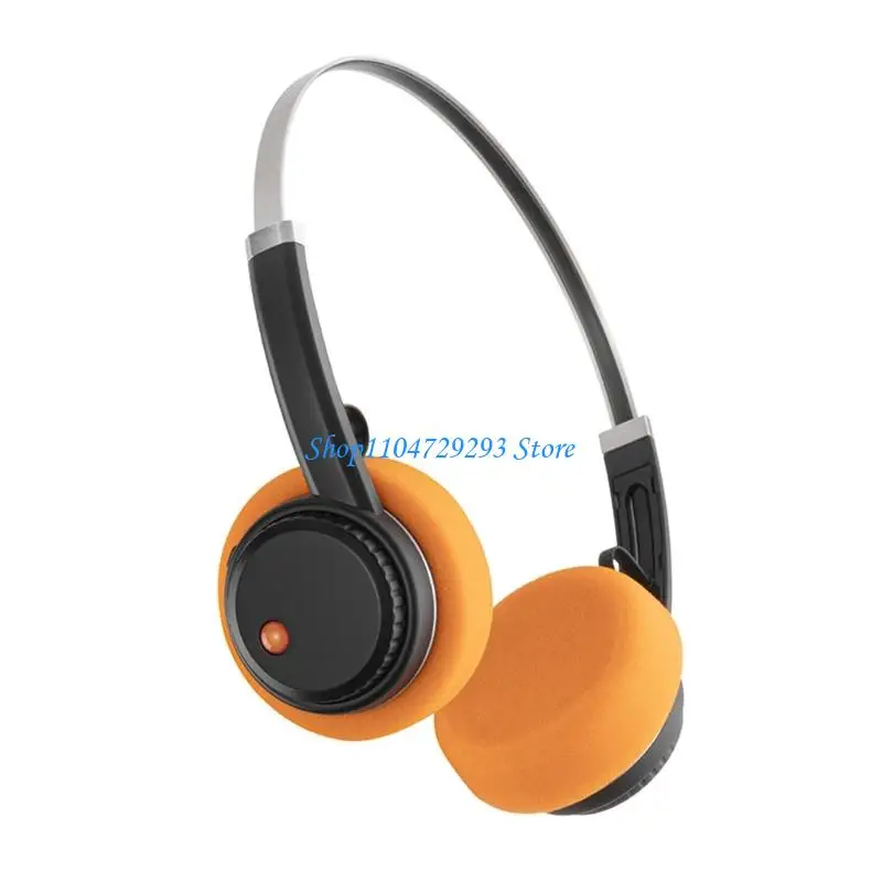 Y2GD Bluetooth-compatible Headphone Transparent Noise Canceling Foldable Headset Wireless Headphone for Travel/Office