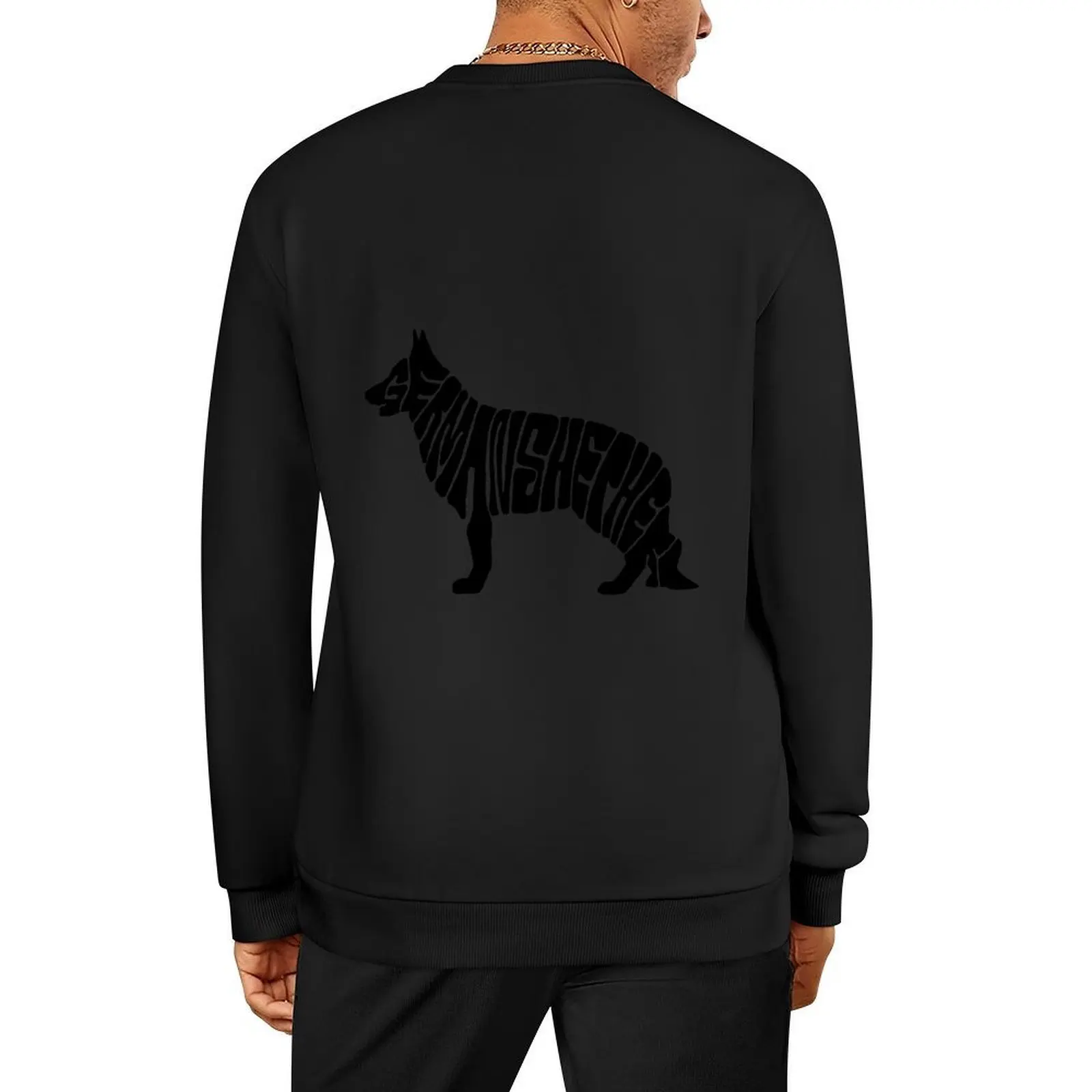 

German Shepherd Pullover male clothes korean autumn clothes anime clothing tracksuits sweatshirt men