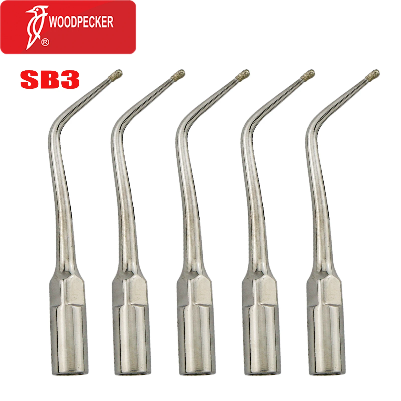 

Dental Ultrason Scaler Endo Diamond Cavity Preparation Scaling Tips SB3 Fit EMS 1/5PCS