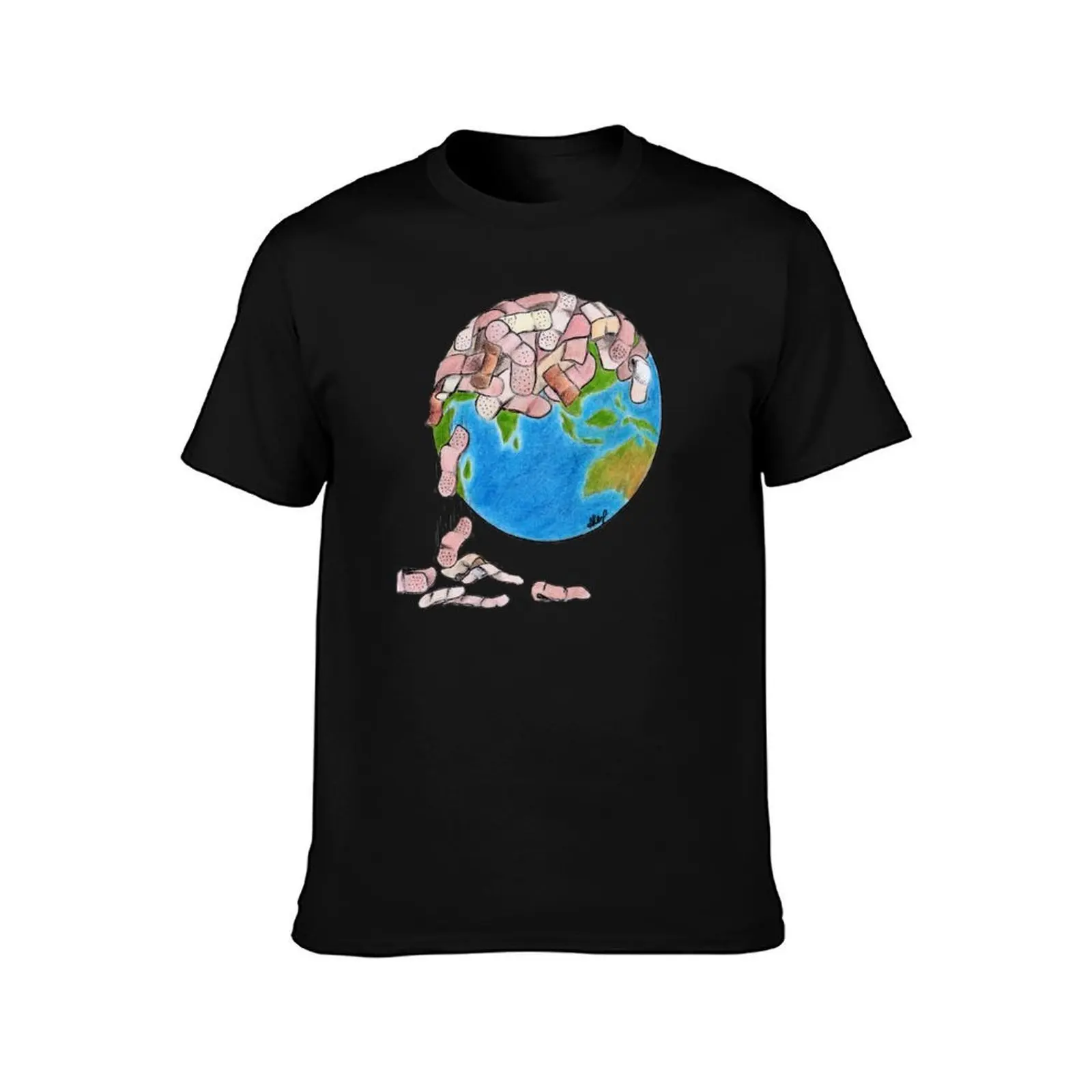 Plasters T-Shirt Plus Size All Match Tee Shirt T-Shirt