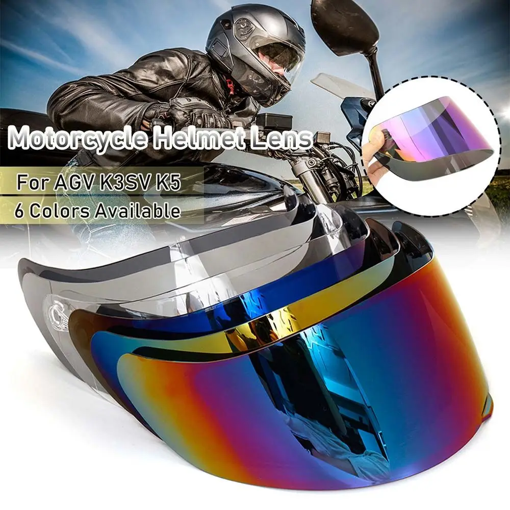 

Multicolor Motorcycle Accessories Anti scratch Glasses Visor Motorcycle Helmet Lens Wind Shield lens Motorcycle Helmet Visor