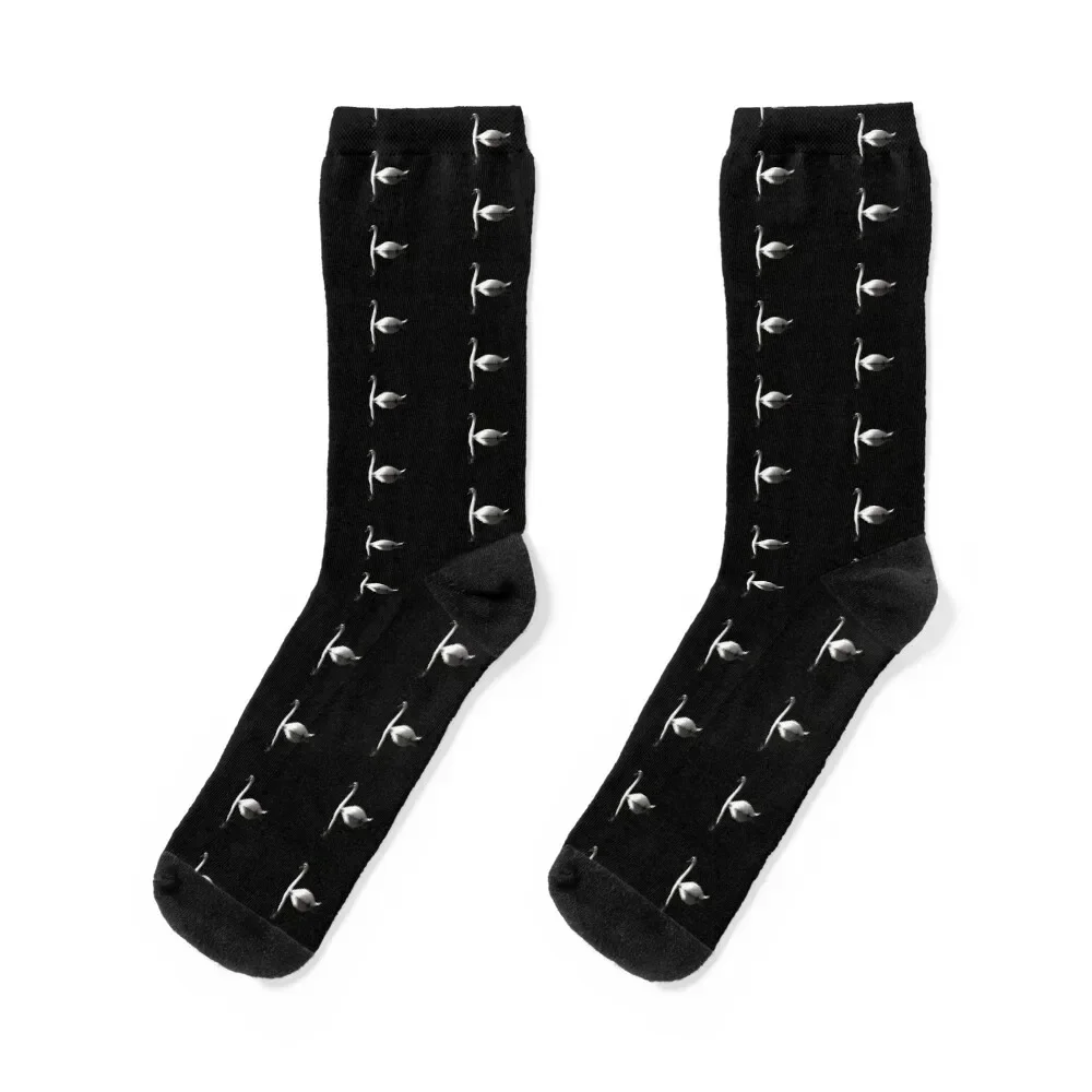 

Swan Reflection Socks cute cycling Lots Socks Men's Women's