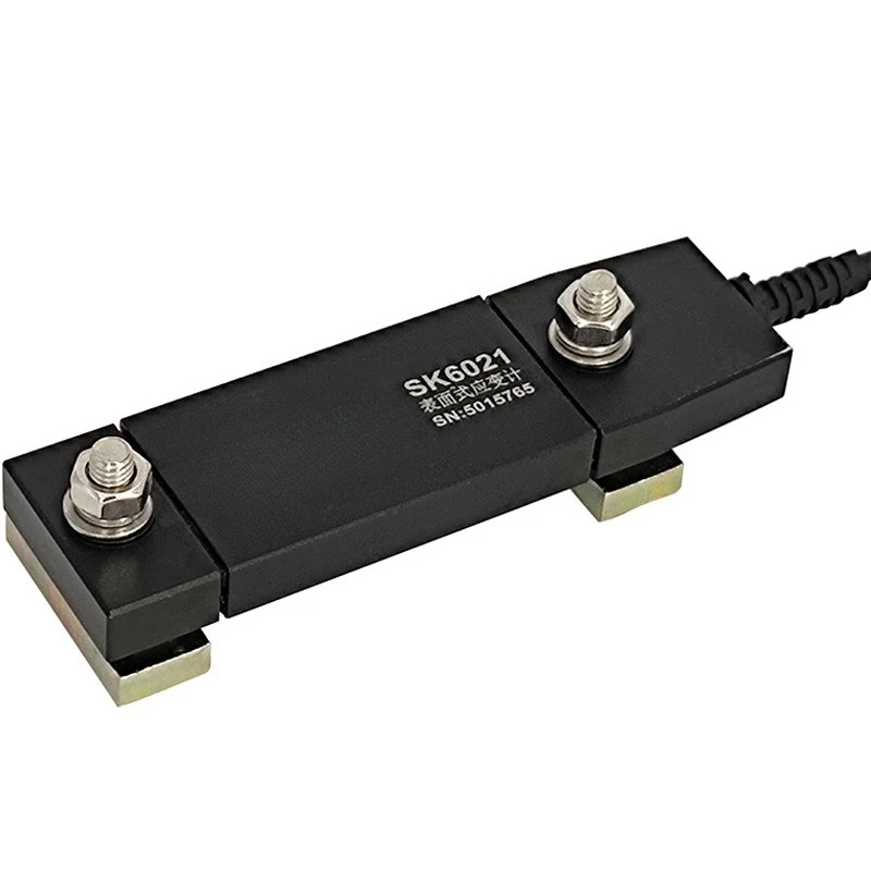 Tool type surface strain gauge dynamic strain sensor concrete bridge steel structure strain monitor