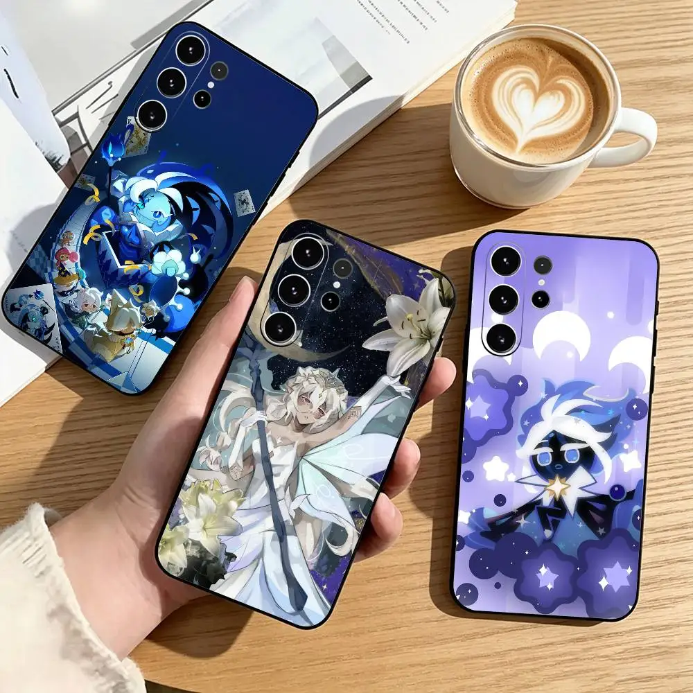 White Lily Cookie Run Kingdom  Phone Case For Samsung S25,S24,S21,S22,S23,S30,Ultra,S20,Plus,Fe,Lite,Note,10,Black Cover Gift