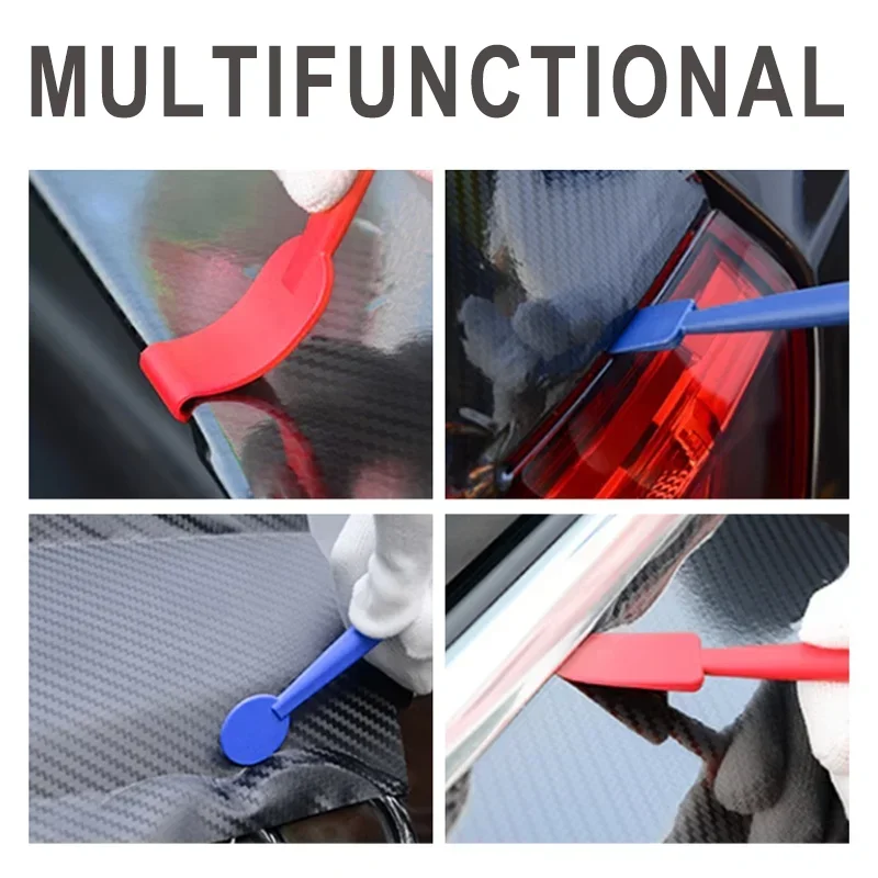 7/3 قطعة سيارة مايكرو ممسحة منحنيات فتحة تينت أداة مجموعة 3 في 1 صلابة مختلفة طوقا ممسحة لتثبيت ملصقات يلتف السيارات