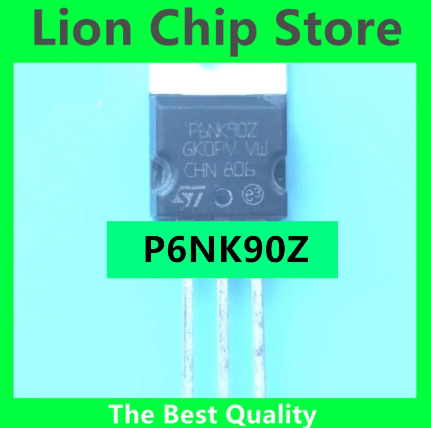 New original P6NK90Z STP6NK90Z TO-220 MOS field-effect transistor 6A/900V with good quality P6NK90Z