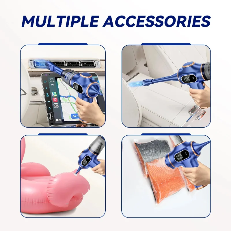 Lenovo 9500000Pa Wireless Vacuum Cleaner Dual Use For Home High Power Home Appliance With Display Screen Carpet Sofa Car Cleaner