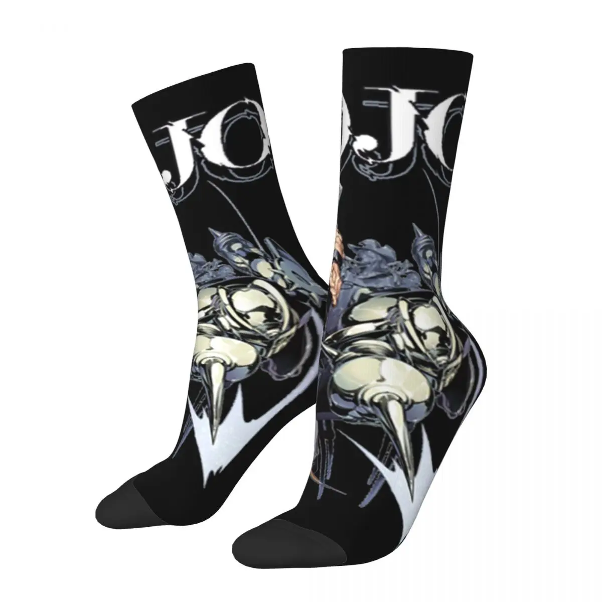 Kaus kaki pria Vintage Anime JoJo Bizarre Adventure Jepang kaus kaki baru motif pola uniseks