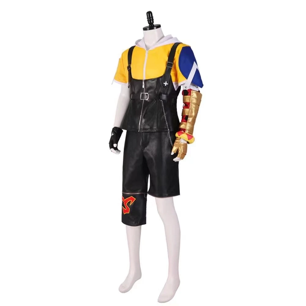 

Unisex Anime Cosplay FINAL FANTASY X FFX FF10 Tidus Cosplay Costume Uniform Halloween Sets