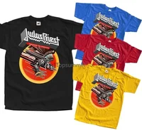 Camiseta de Judas Priest Screaming For Vengeance, camisa de todas las tallas, color negro y amarillo, 1982