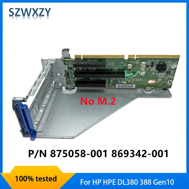 Original For HP HPE DL380 388 Gen10 Server 875058-001 869342-001 875056-001 871820-001 PCI-E 8X 2 16X 1 PCI-E PCIE Riser Card