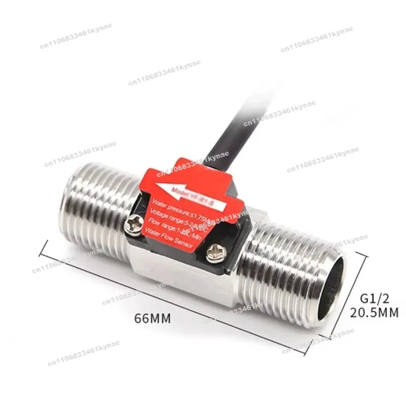 For Stainless Steel Turbine Flow Sensor for Water Heaters and Dispensers Flow Range 1-25L/min