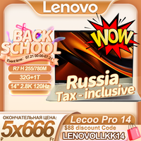 Lenovo NEW（Lecoo）Lecoo Pro 14 R7 H 255 32G 1T 14″ 2.8K 120Hz Screen