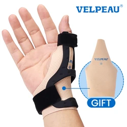 VELPEAU Waterproof Thumb Brace, Semi-rigid Silicone Thumb Splint for De Quervains Tenosynovitis, Arthritis and Tendonitis Pain