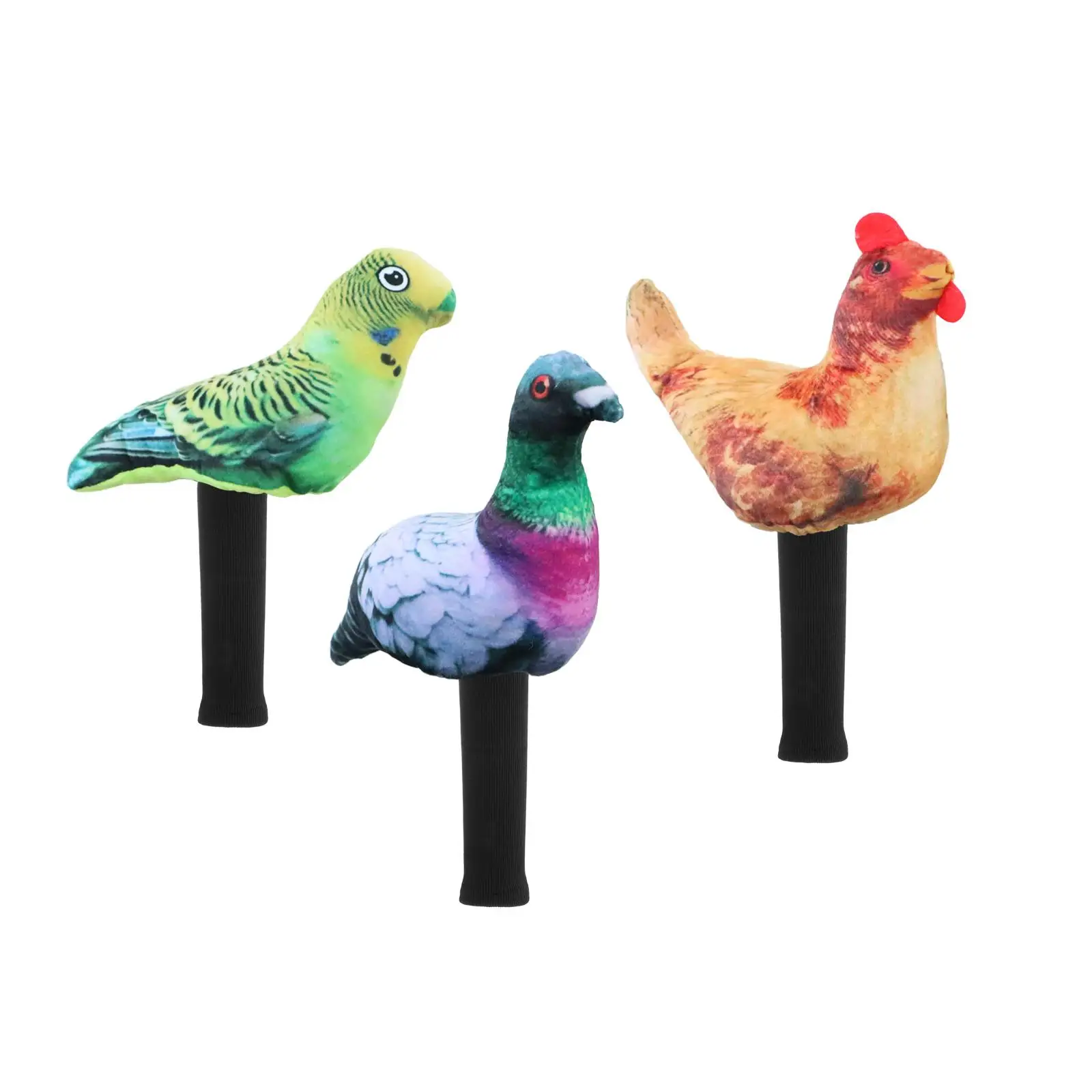 

Плюшевый деревянный головной убор для гольфа, практичный клубный подарок на память, забавная защита, аксессуары для сумки для гольфа, защита от царапин, чехол для головы клюшки