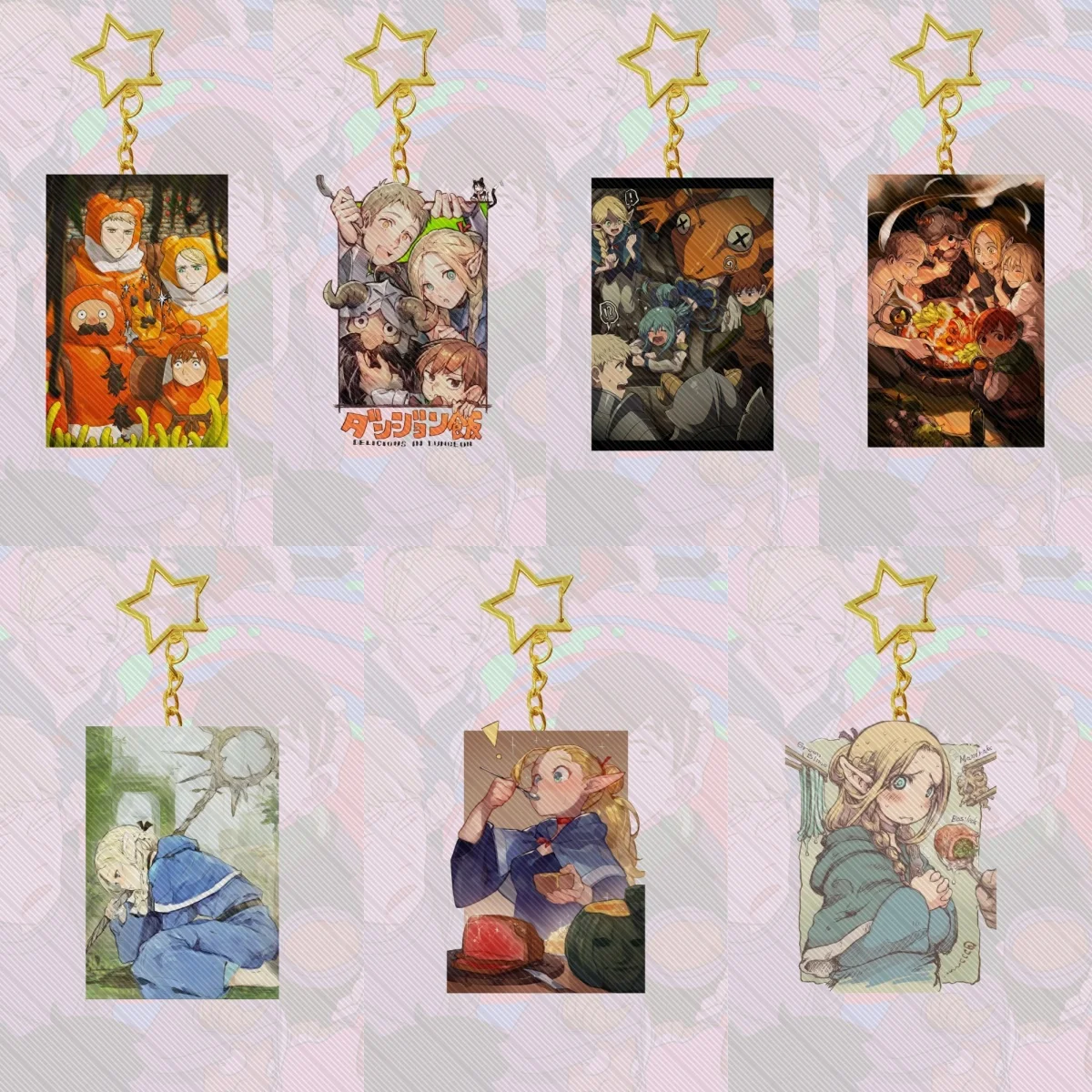 6 سنتيمتر أنيمي لذيذ في الزنزانة الدائمة الاكريليك سيارة المفاتيح اكسسوارات KawaiiBag سحر حلقة رئيسية المشجعين هدية الكريسماس