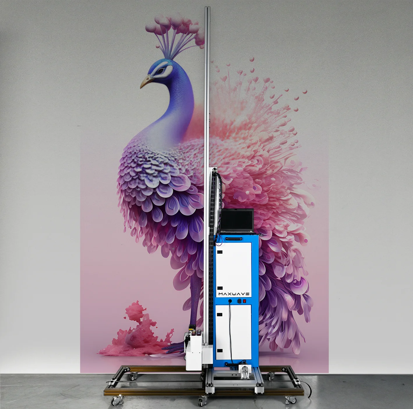 Wall Printer Wall Floor Robot Paint Machine 3D Ceramic Tile Portable Design 2 In 1 Printing Machine Vertical Wall Printer