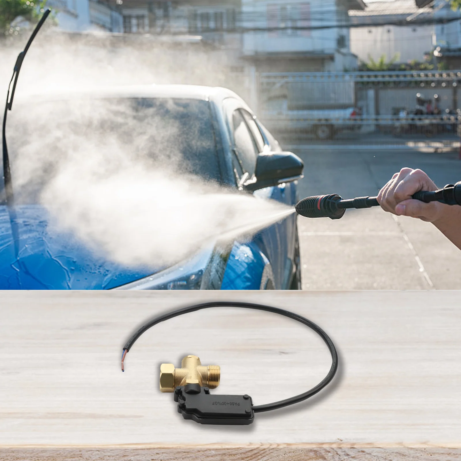 55/58 Car Washer Pressure Operated Switch with Stable Contact Design and M22 1.5 Thread for Replacement Applications