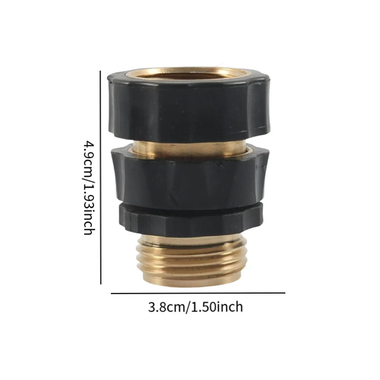 Quick Connector Hose 3 4 Inch Garden Pipe Connector Set Brass PP Easy to Replace Anti Leak for Yard Watering