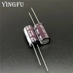 5Pcs/50Pcs 10uF 250V SPRAGUE 517D Series 10x20mm 250V10uF High quality Audio Capacitor Aluminum Electrolytic Capacitor