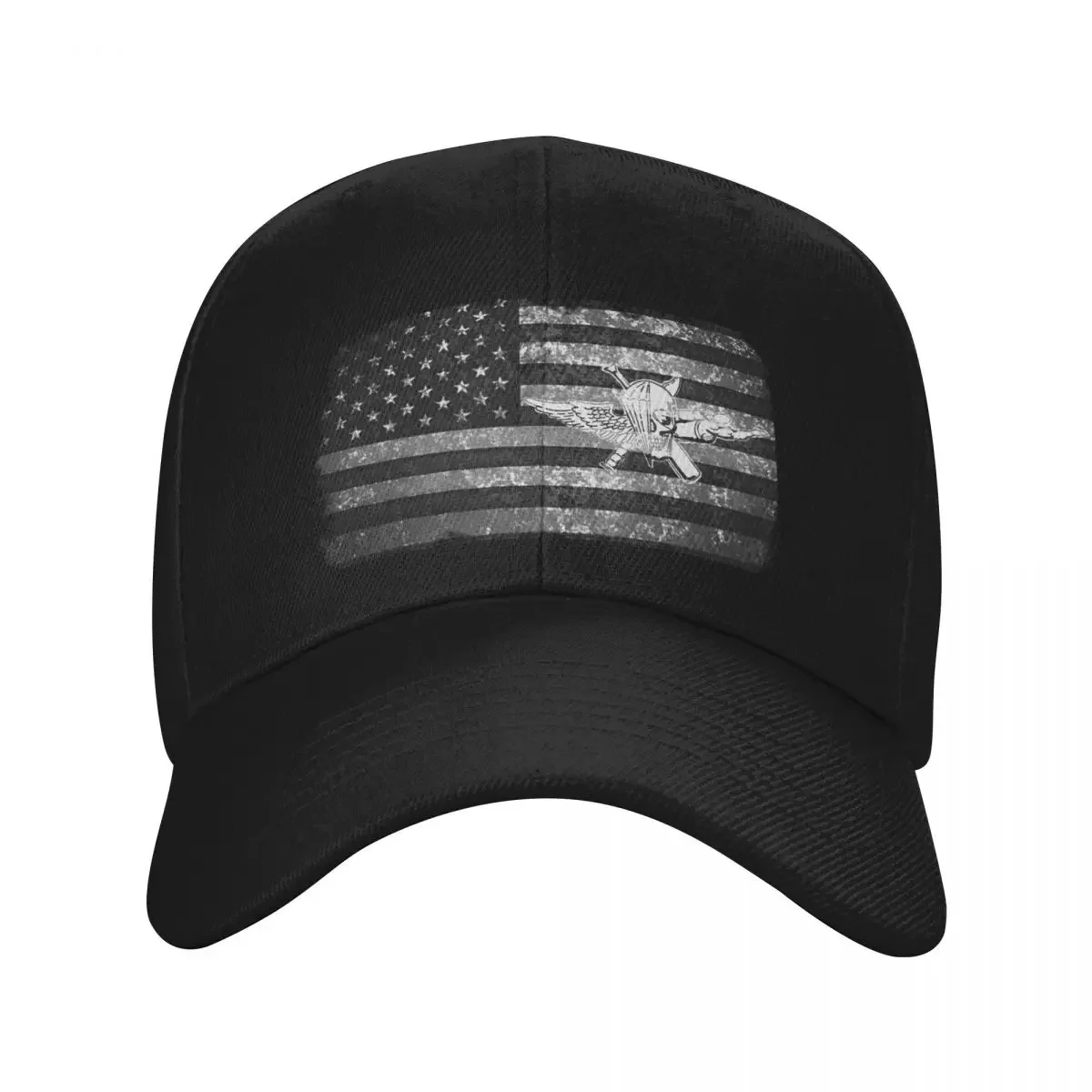 Recon Jack on Faded American Flag Baseball Cap black birthday Military Tactical Cap For Women 2024 Men's