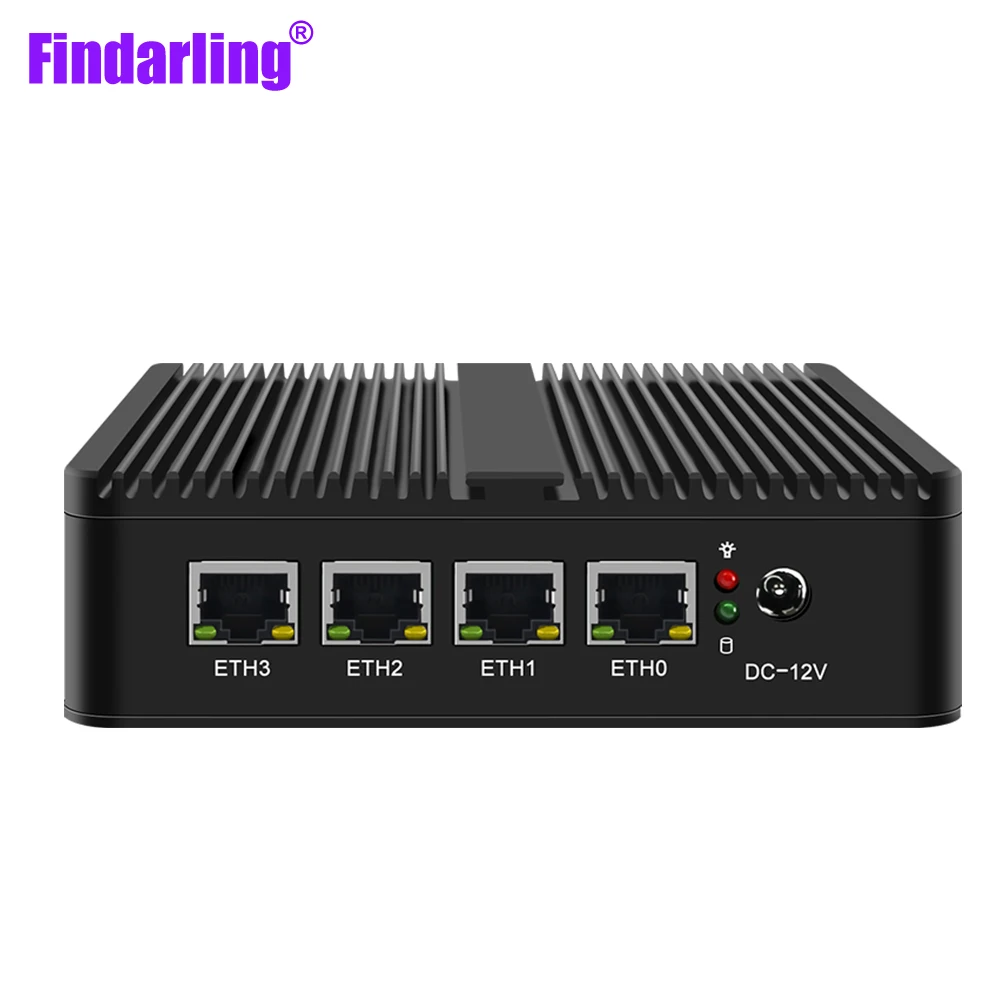 Intel Celeron Jasper Lake N5105 Fanless OPNsense Router Quad-Cores 4*LAN 2.5G I226 Ethernet 2*DDR4 Firewall Appliance Pfsense