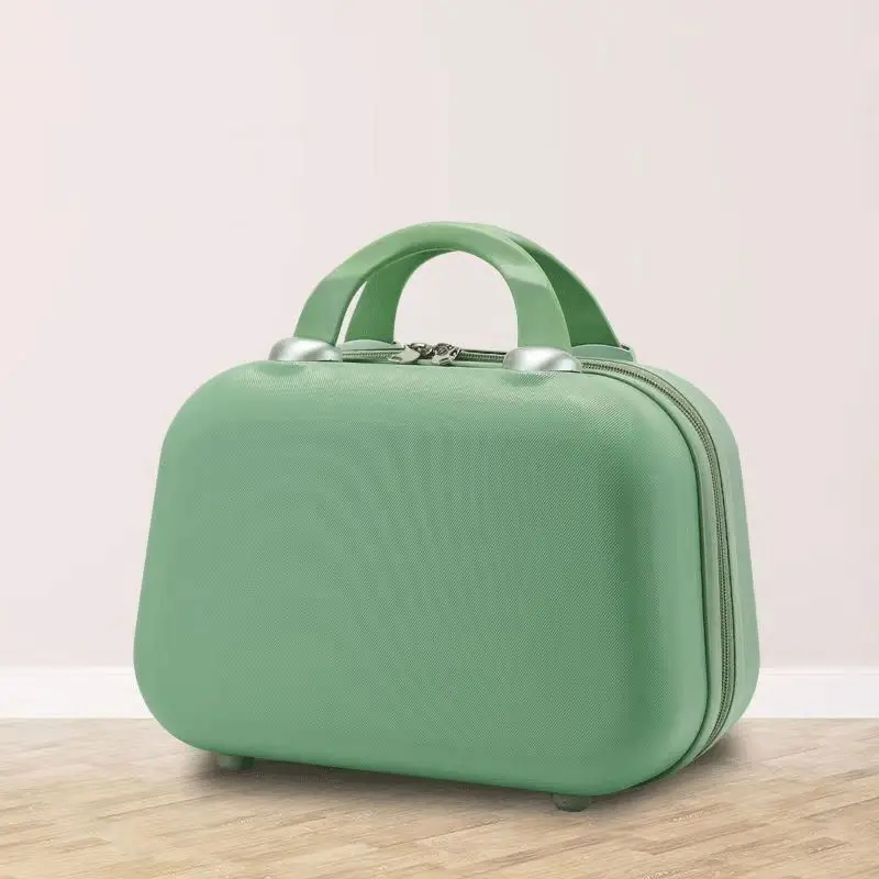 1PCS High Quality 14 Inch Carry On Hand Bags Cabin PP Hard Makeup Travel Bag Beauty Box Cosmetic Case