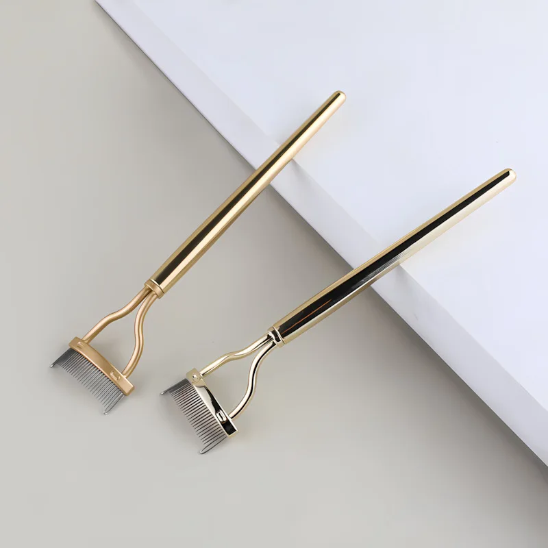Wimpern Curler Schönheit Make-Up Lash Separator Faltbare Metall Wimpern Pinsel Kamm Mascara Curl Schönheit Make-Up Kosmetische Werkzeug