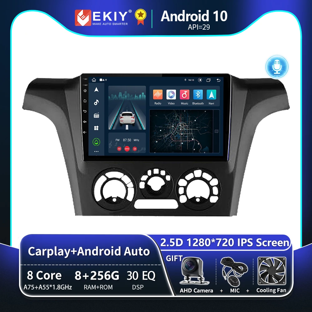 

EKIY T8 Stereo For Mitsubishi Outlander 1 2002 - 2008 Car Radio Android 10 Auto Carplay Navigation GPS Head 2 Din No DVD Unit