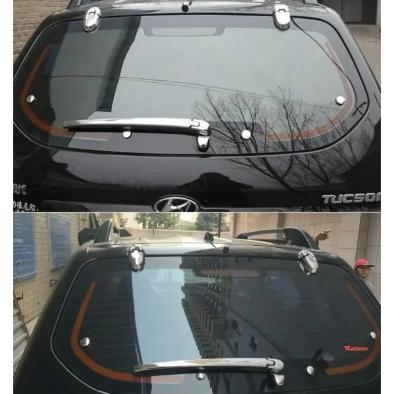 Car Accessories FOR Hyundai Tucson 2004-2006 2007-2009-2010 2011 2012 Chrome car rear wiper cover protection decorative sticker