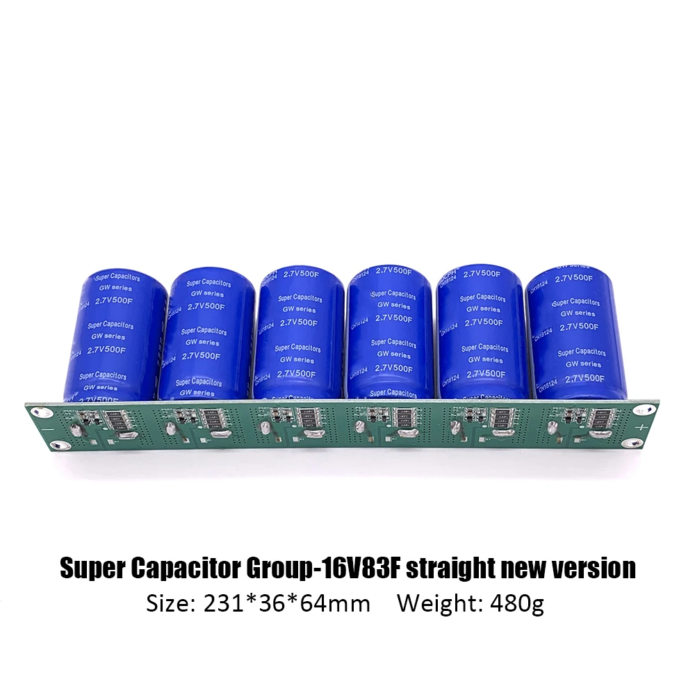 

Super Farad Capacitor - Single Row Series Module -16V-83F