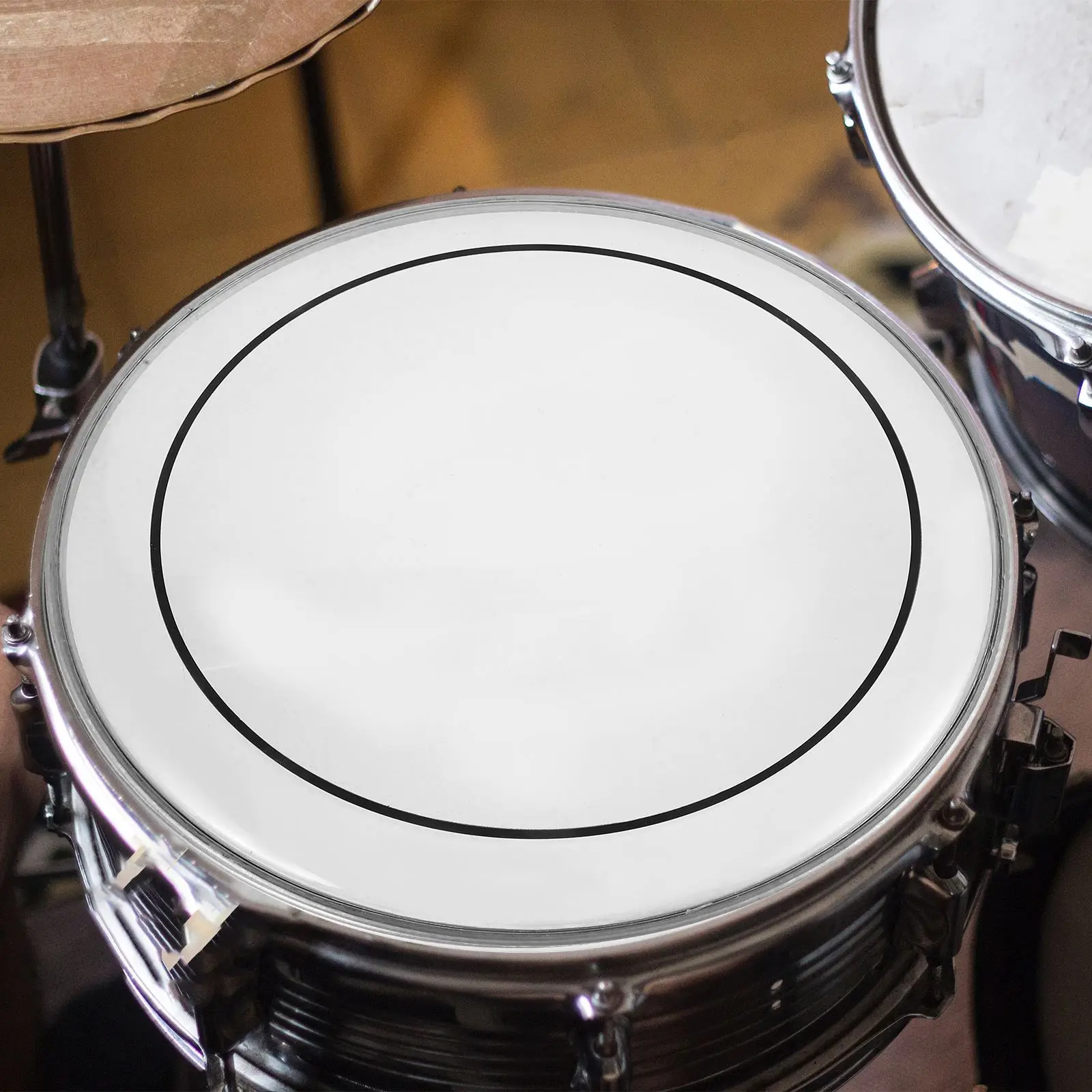 

Двухслойная бесшумная головка барабана, двухсторонняя головка масляного барабана, кожа ударного барабана, один комплект, сменные аксессуары для барабанов