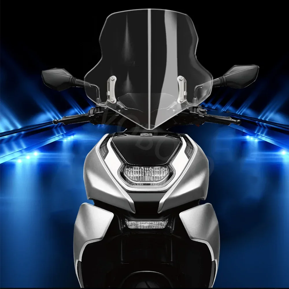 

Спортивное переднее лобовое стекло мотоцикла для CFMOTO ZEEHO AE8 AE6, аксессуары, лобовое стекло, усиленный обтекатель ветрового стекла, дефлектор ветра