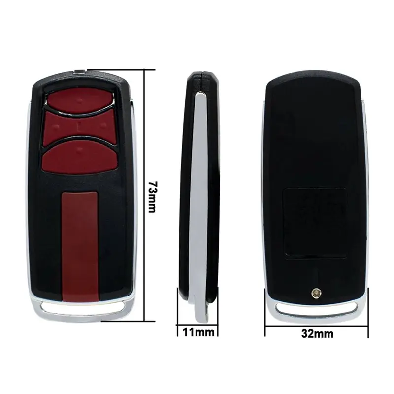 

Wireless ME960-LM Keychain Transmitter Garage Door Opener 2-Pack Rolling Code 433Mhz 433.92Mhz Remote Control-[Toolmr A83]