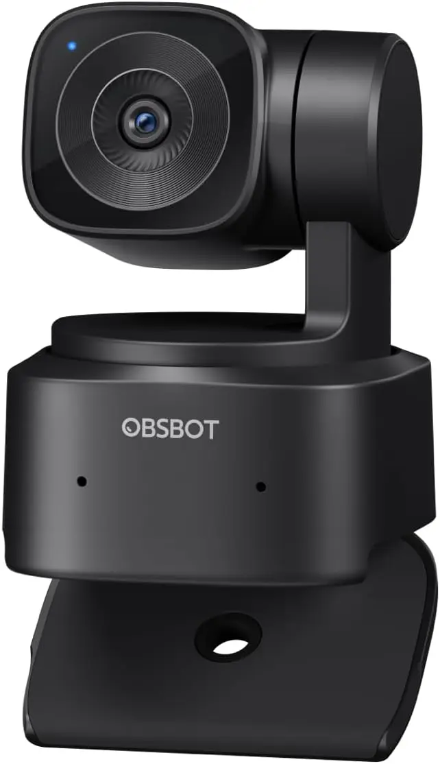 1080P 100FPS AI Tracking Webcam with Gesture Control, PTZ Streaming Camera for PC, Laptop, Video Calls, Low Light Performance