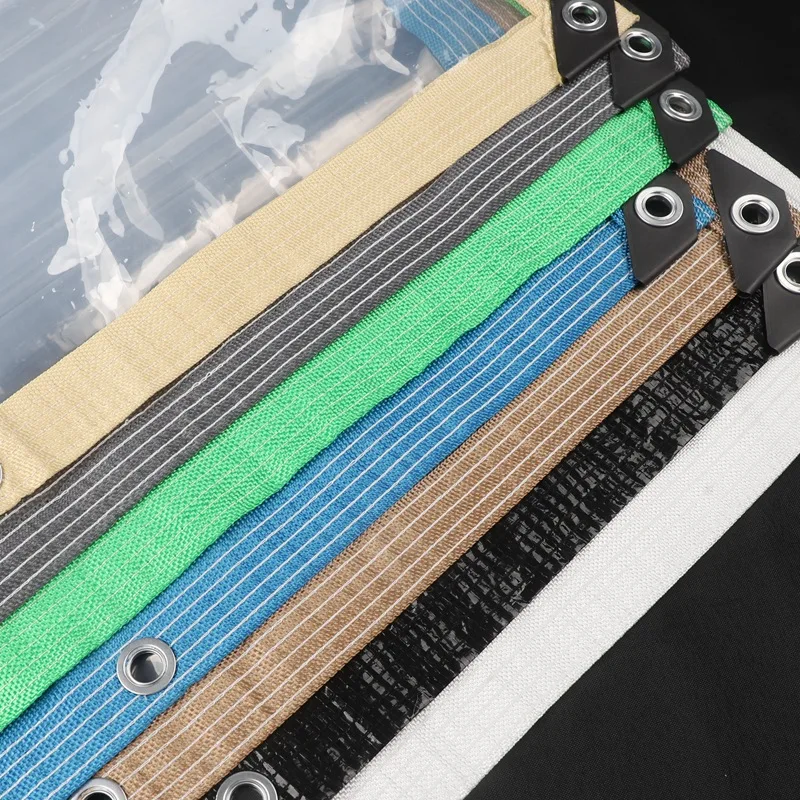 95% Clear PEVA Rainproof Cloth Patio Pergola See Through Tarp Curtain Home Window Keep Warm Film Outdoor Transparent Tarpaulin