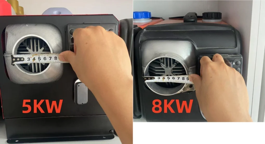 2026 High Quality 12 Volt Diesel Heater 8KW Car Parking Air Heater for Bus Factory Direct 24V Thermostat