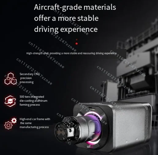 Simagic Alpha EVO DD Wheelbase, 9Nm/12Nm/18Nm, Zero-Cogging, Ultra-Low Inertia, Active Cooling, 21-Bit Encoder, for Sim Racing