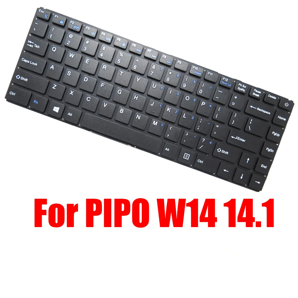Replacement Laptop Keyboard For PIPO W14 14.1 English US Black Without Frame