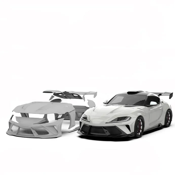 

Robot Design Cool Body Kit for toyota supra A90 Car Tuning Parts FRP/Carbon Fiber Material