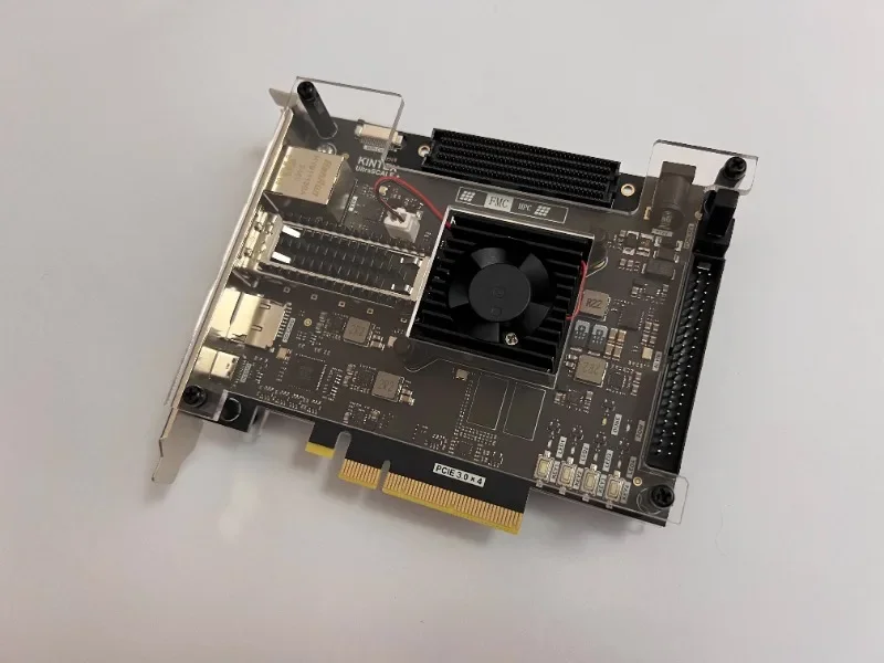 KU5P FMC HPC QSFP28 100G المنفذ البصري PCIE3.0 KU5P مجلس التنمية FPGA مجلس التنمية #6