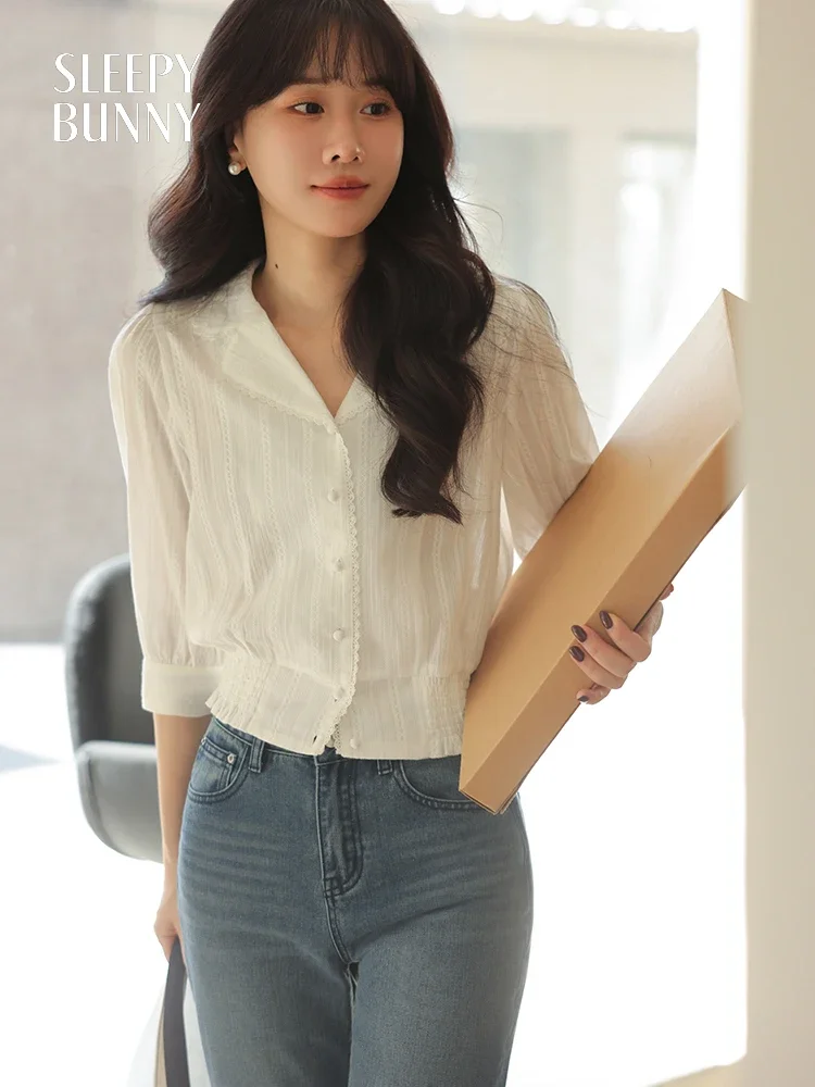 Elegant Vintage Lace Trim Blouse Women Spring Sweet Style Puff Sleeve Slim Fit Top Button Down Shirt Casual ChicOffice Shirt - AliExpress Elegant Vintage Lace Trim Blouse Women Spring Sweet Style Puff Sleeve Slim Fit Top Button Down Shirt Casual ChicOffice Shirt - AliExpress