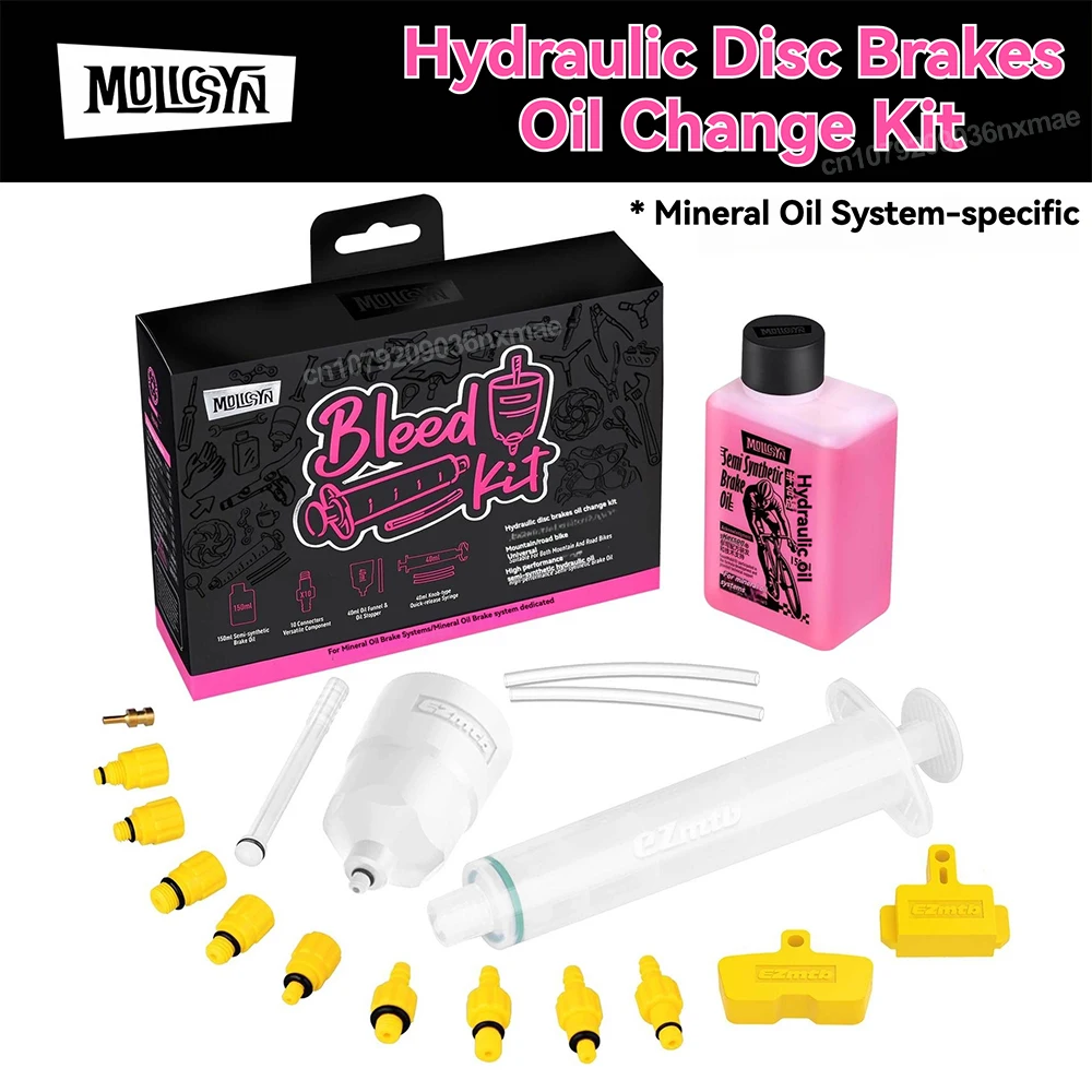 

150 мл комплект для прокачки тормозного масла велосипеда, инструменты для SHIMANO SRAM Avid MAGURA серии, набор инструментов для ремонта тормозов гидравлического диска MTB, дорожного велосипеда