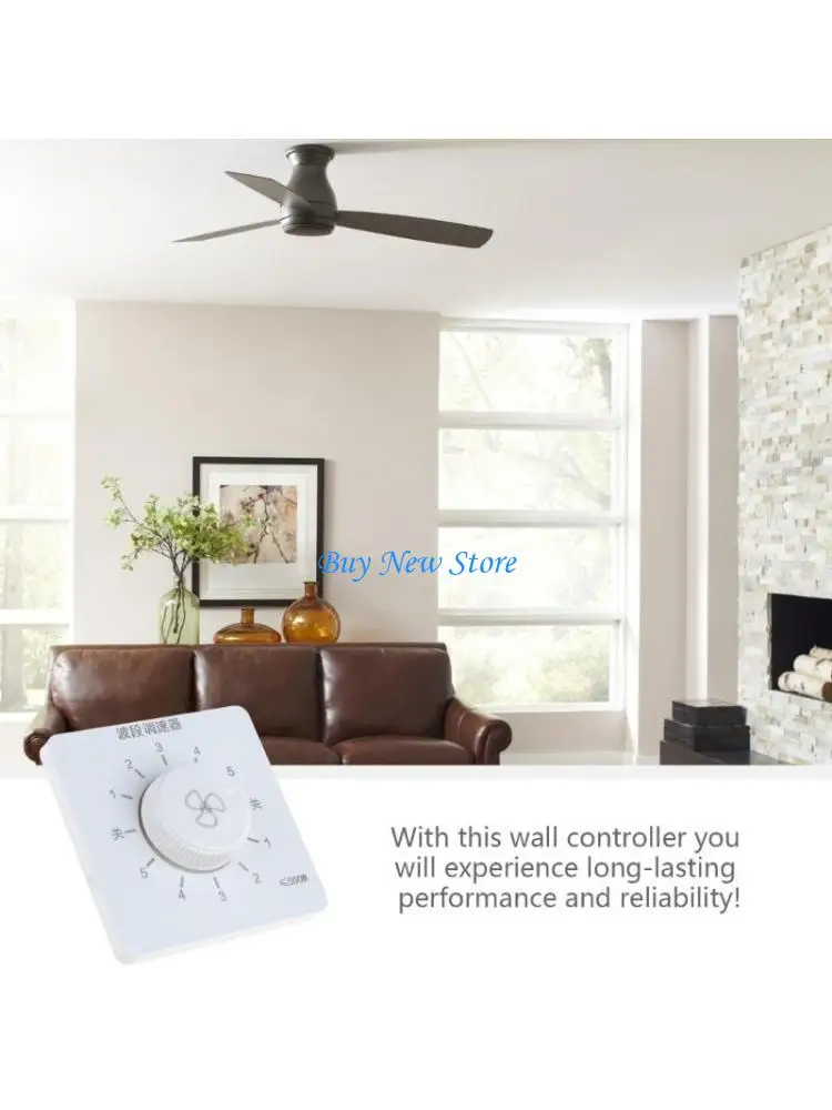 

20CE Speed Adjustment Switches 86 Type Concealed Designing Speed Controller for Fan
