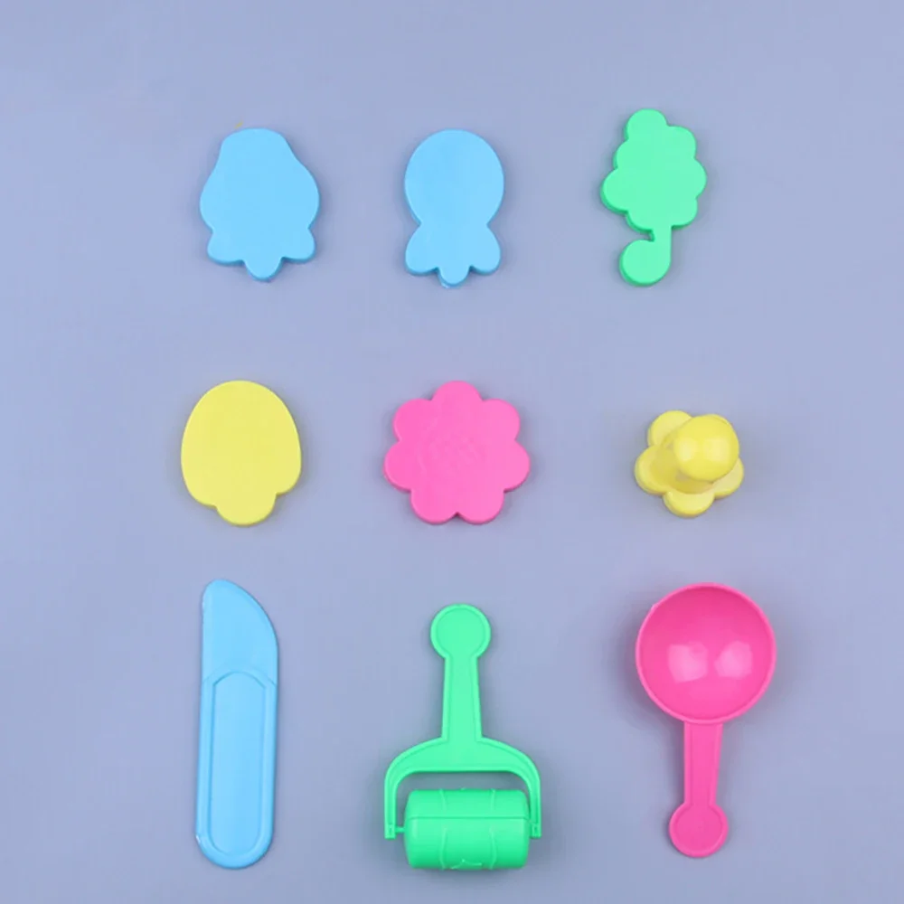 8/9pcs Creative Colorful Clay Tools DIY Set Plasticine Various Shapes Childs Handmade Toys Play Dough Tool Accessories Clay Mold