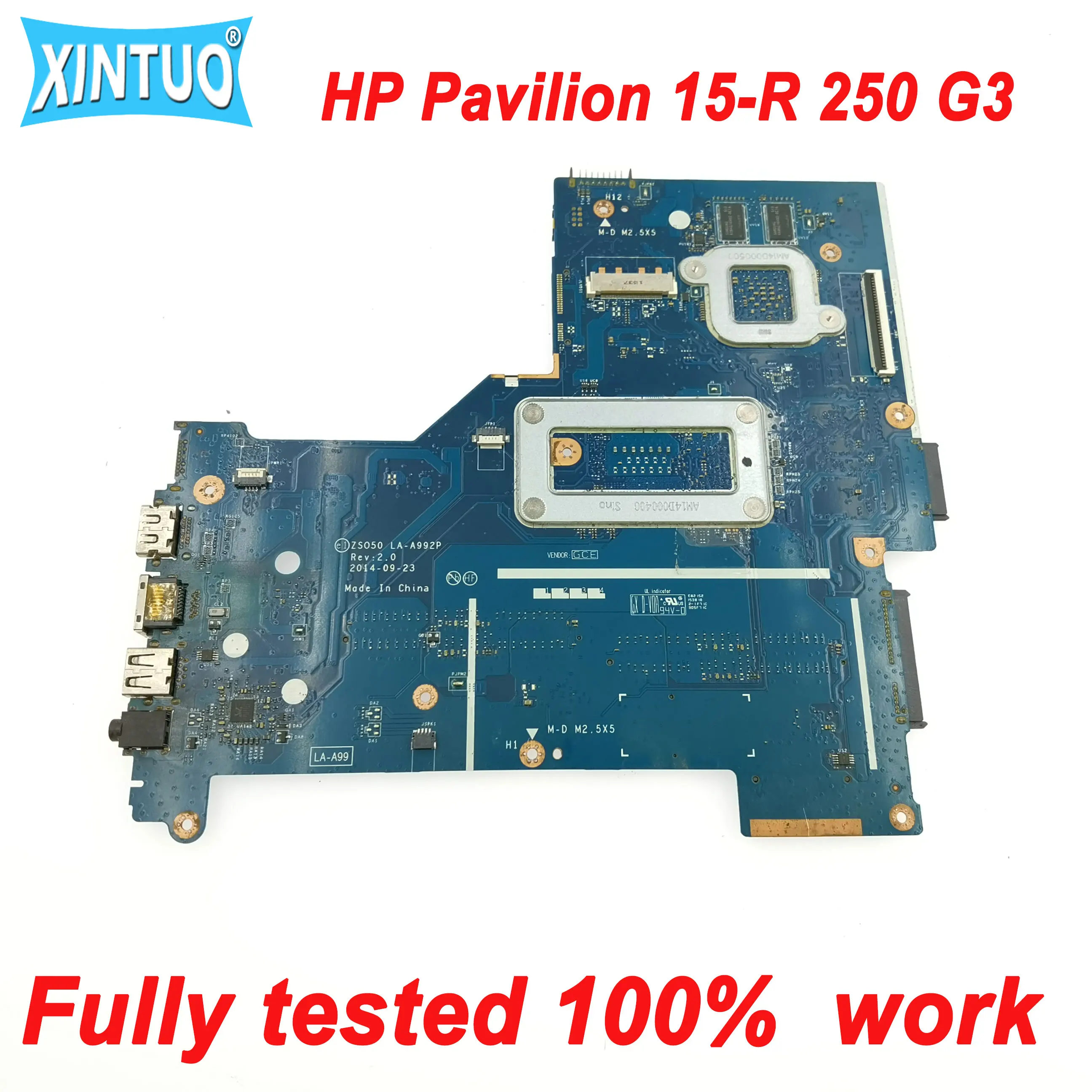 775394-001 775394-501 for HP Pavilion 15-R 250 G3 Laptop Motherboard ZSO50 LA-A992P with i3 i5 i7-4th Gen CPU GT820M GPU DDR3