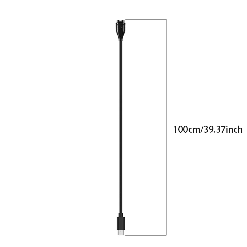 قاعدة كابل شحن USB 3.3FT/1M لـ Garmin Fenix 5/5S/6S/7X Plus/8، Vivoactive3، Forerunner 970/965/740/935/945/245/255/265/158