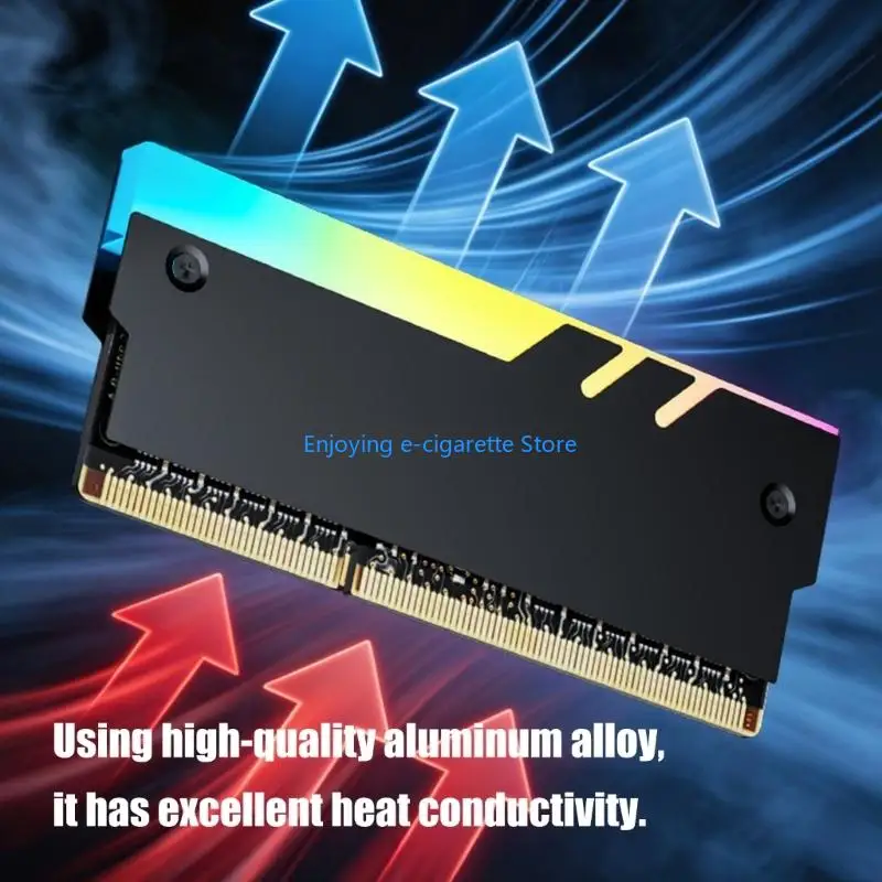 Adressierbarer Beleuchtungs-Metallspreizer für DDR5 DDR4 DDR3 DDR2-Speichermodul Gaming Y4QF – Detail 5