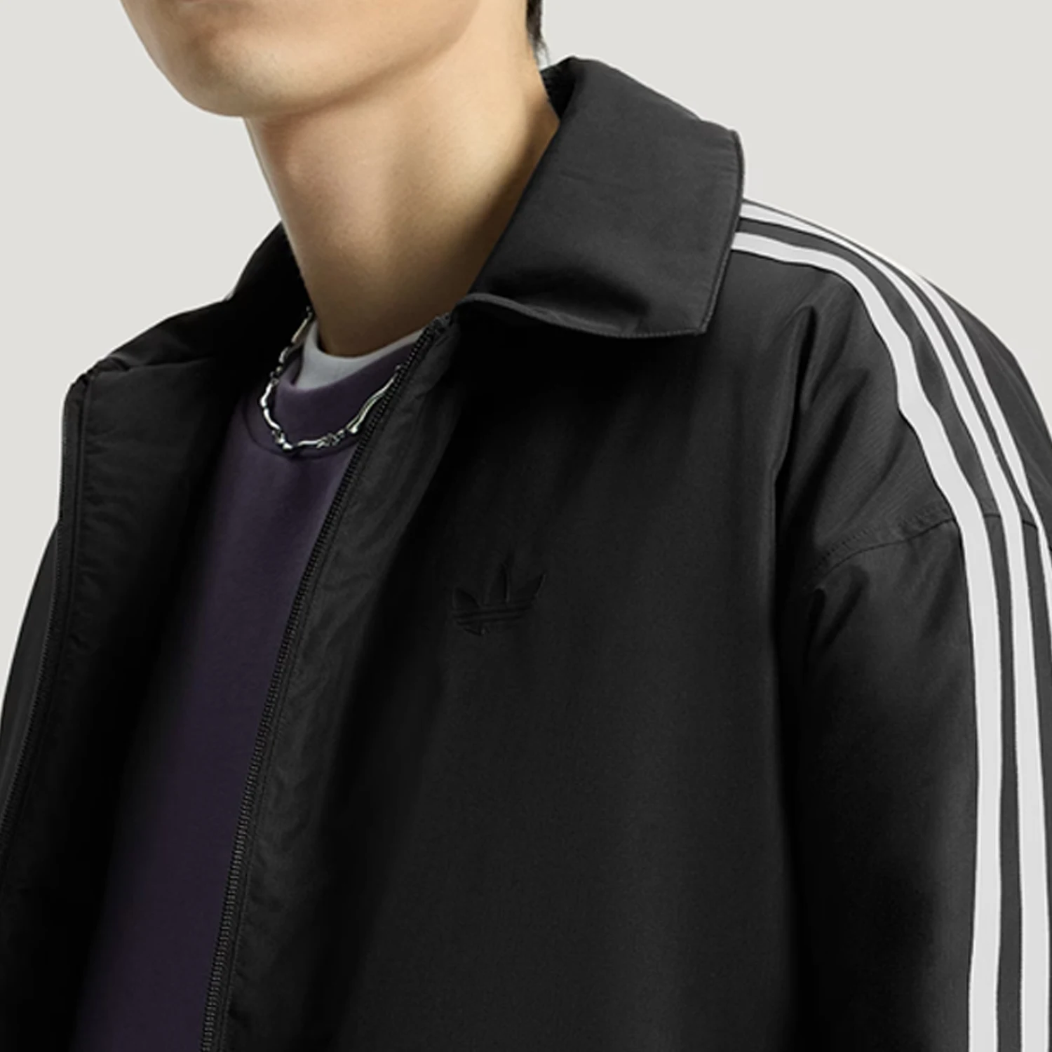 Adidas genuine clover men's warm and loose classic cotton jacket KS5336