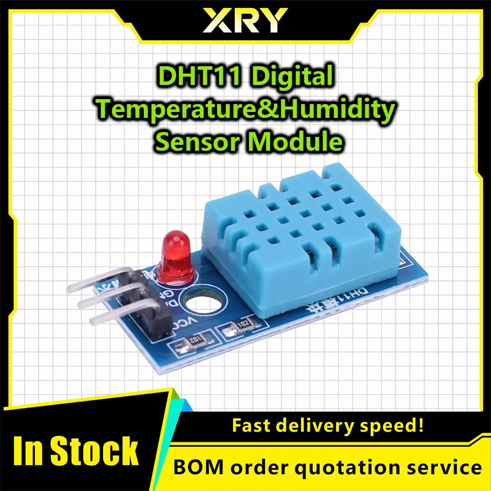 DHT11 Sensor Modules 3.3V-5V Digital Temperature and Humidity Sensor DHT11 3-Wire Ultra-low Power Module For Arduino